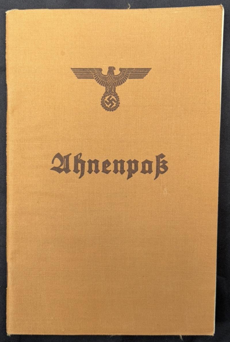 Third Reich Period Ahnenpass Family Heritage Book