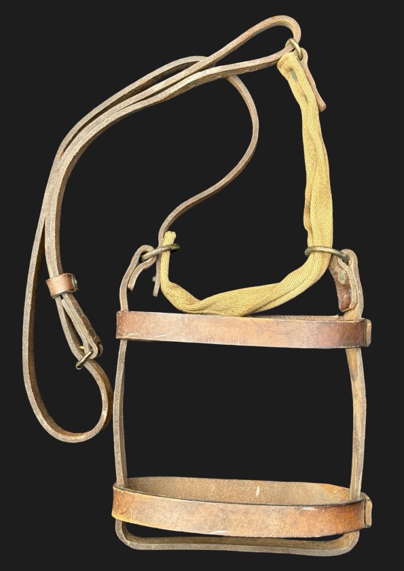 WW1 1903 Pattern Cavalry Leather Water Bottle Cradle & Strap