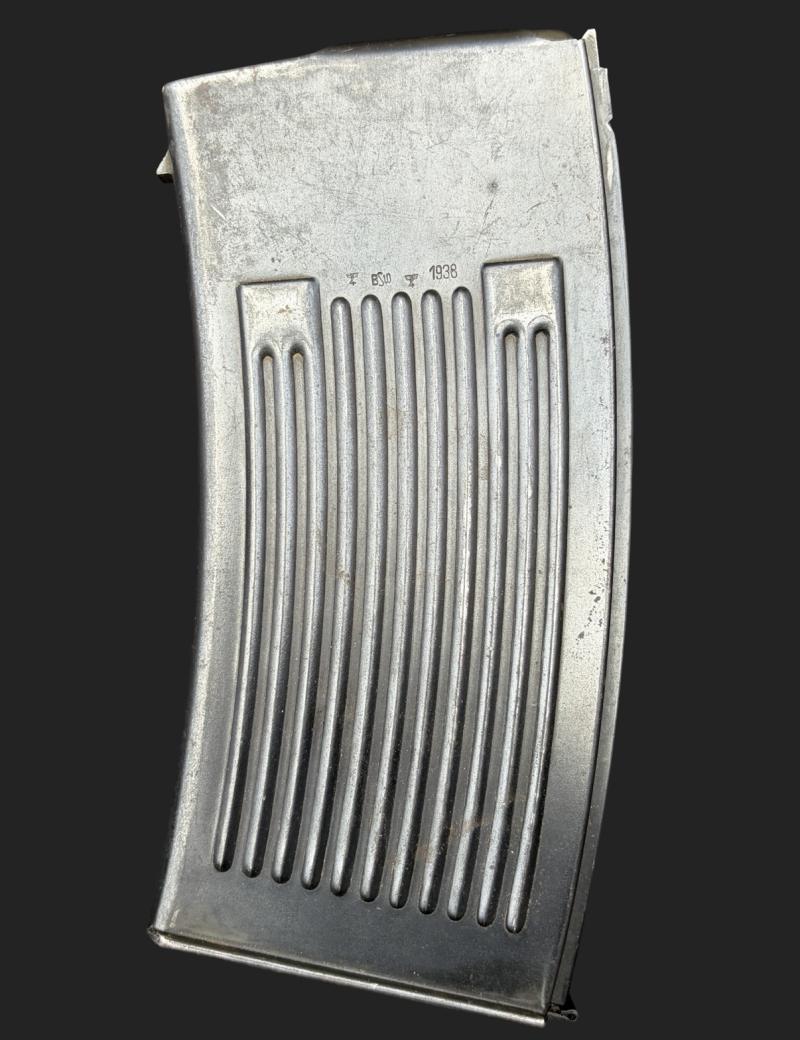 German Luftwaffe MG13 25 Round Magazine 1938 Dated