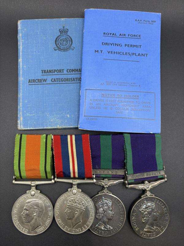 RAF Flight Lt Medal Grouping Leslie Sands Transport Command
