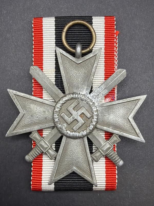 WW2 War Merit Cross Second Class With Swords Maker Marked 10 Forster & Barth