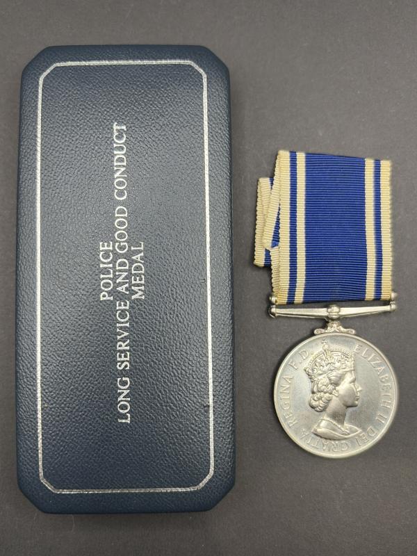 Queen Elizabeth II Police Long Service & Good Conduct Medal Const.Ernest.E.J.Hames