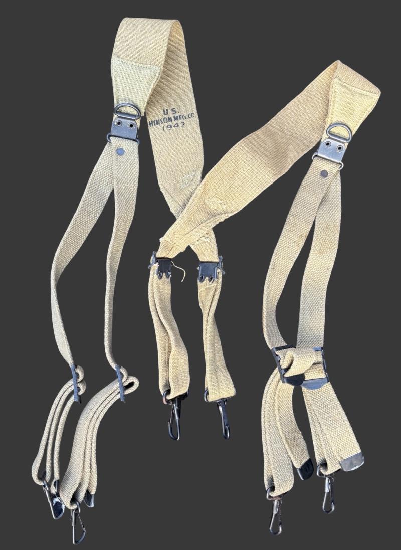 M1936 US Army Soldiers Suspenders Hinson Co 1942