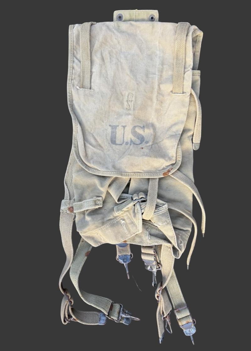 WW2 US Army M1928 Haversack Boyt42 Marked
