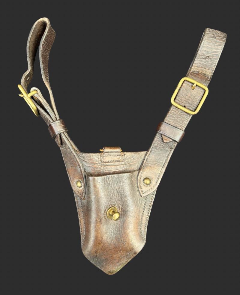 WW1 British Officers Sam Browne Leather Sword Frog