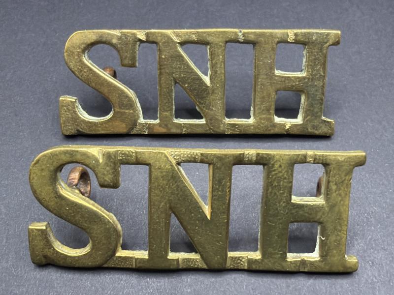 WW1 South Notts Hussars Epaulette Titles