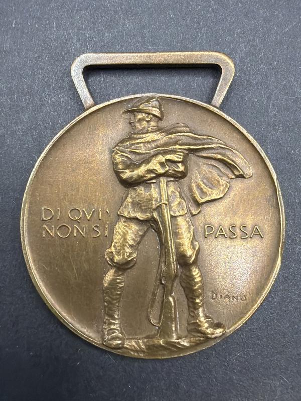 Italian 1922 50th Commemoration of The Alpini Bronze Medal