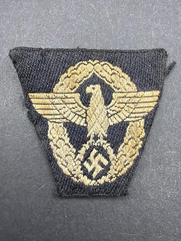 Police Overseas Service Cap BeVo Insignia
