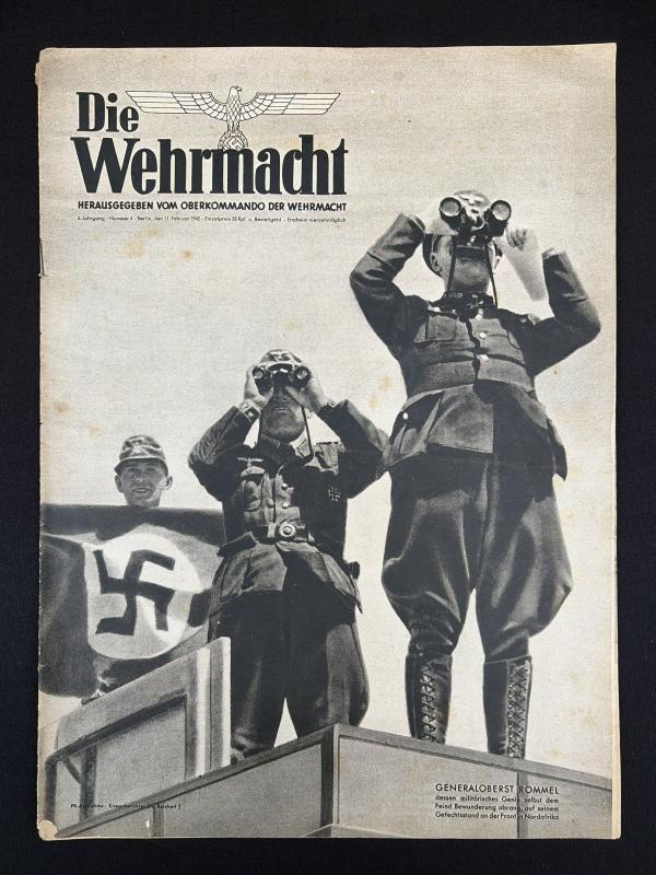 German Text Die Wehrmacht Magazine Number 4 February 1942