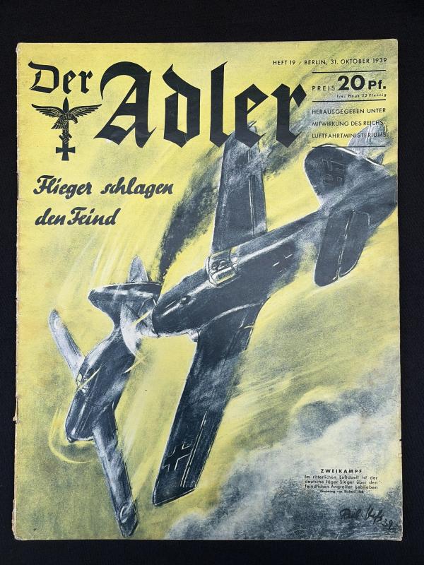 German Text Der Adler Magazine 31.October 1939