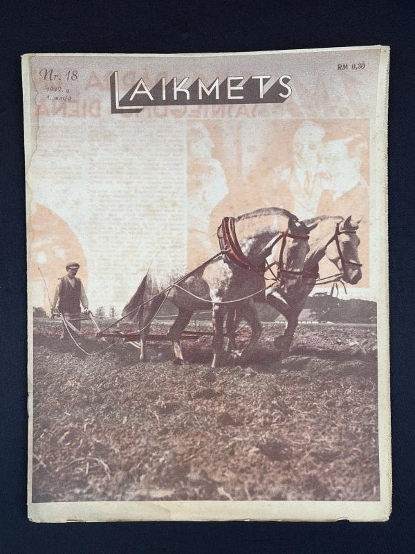 Latvian Text Laikmets Magazine Nr.18 May 1942