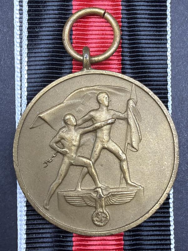 Sudetenland 1st October 1938 Campaign Medal