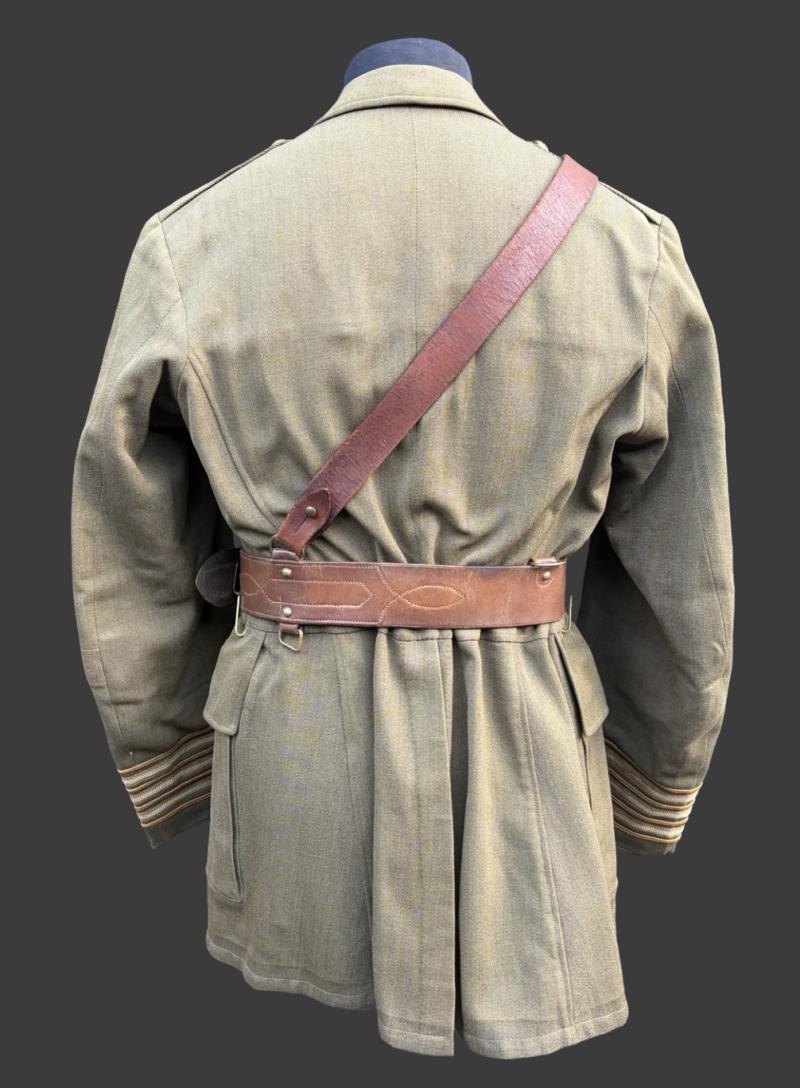WW1 Officers Service Dress Jacket Named Alfred Henry Coates James South Staffordshire Regiment