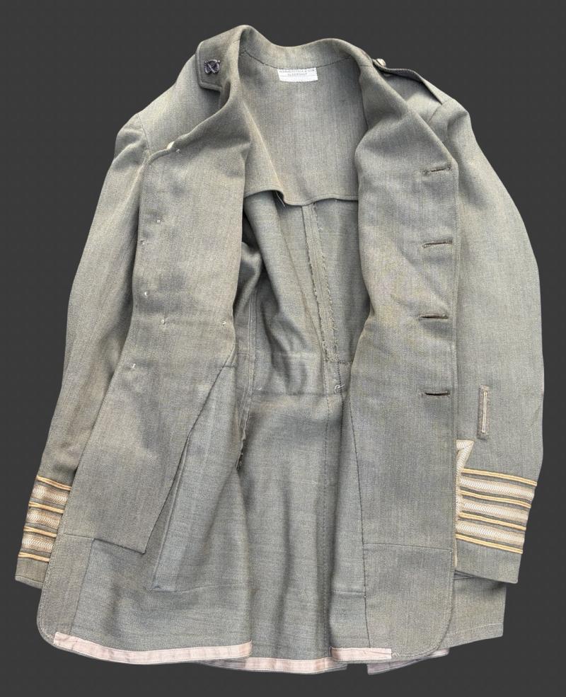 WW1 Officers Service Dress Jacket Named Alfred Henry Coates James South Staffordshire Regiment