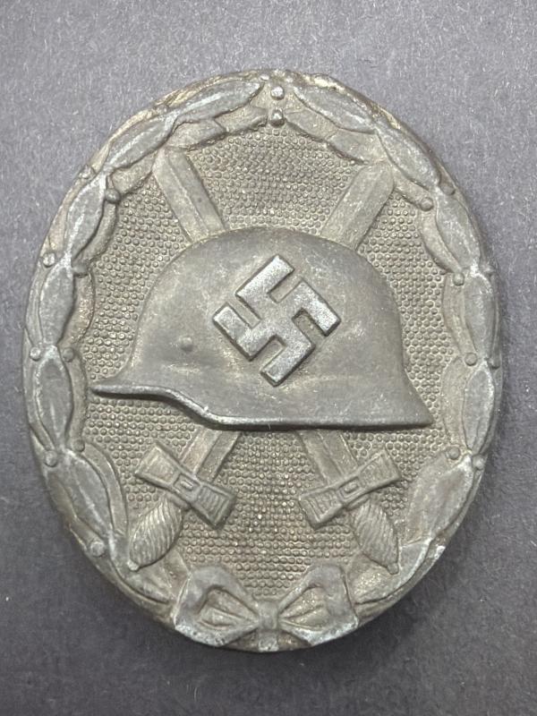 Silver Grade Wound Badge Marked L/11 Wilhelm Deumer