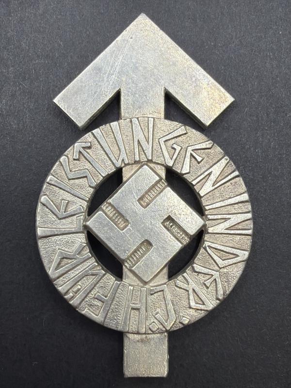 Silver Grade Leistungsabzeichen Für HJ M1/34 Issue Nr.38081