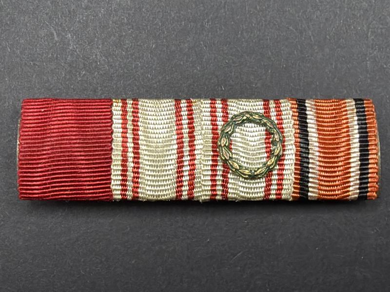 WW1 Austro-Hungarian Empire Four Placement Ribbon Bar