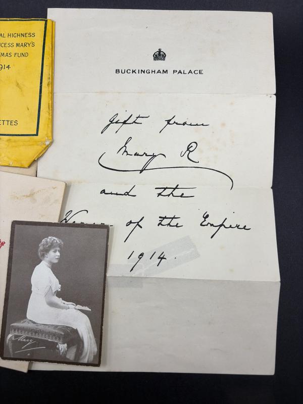 Assorted Contents To The 1914 Princess Mary Gift Tin