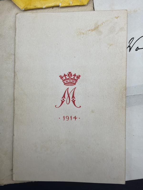 Assorted Contents To The 1914 Princess Mary Gift Tin