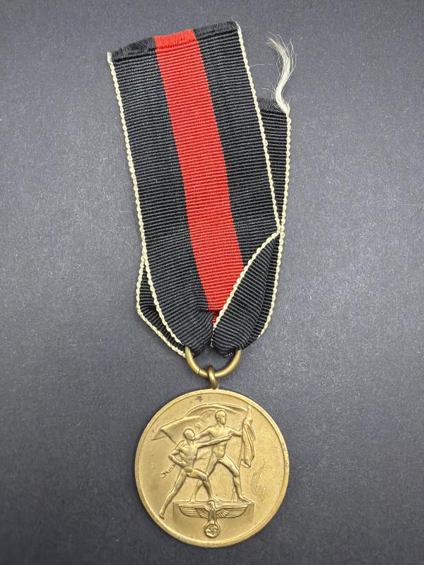 Sudetenland Campaign Medal 1st October 1938