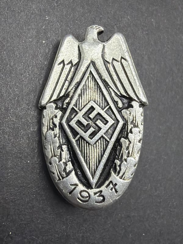 1937 HJ Badge Hillenbrand & Bröer Ludenscheid