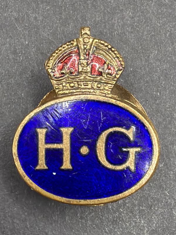 WW2 British Home Guard Active Service Lapel Badge