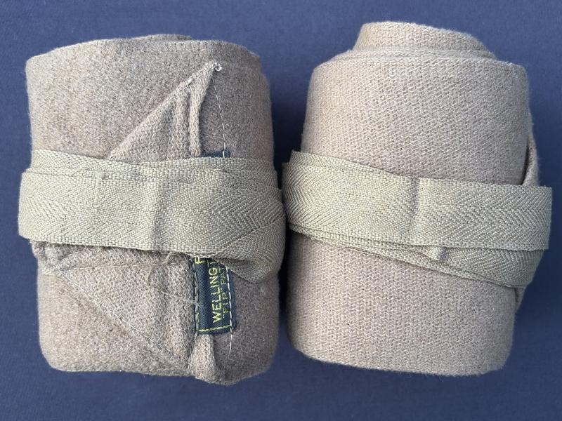 WW1 British/ Commonwealth Officers Long Woolen Ankle Puttees Pair 270cm