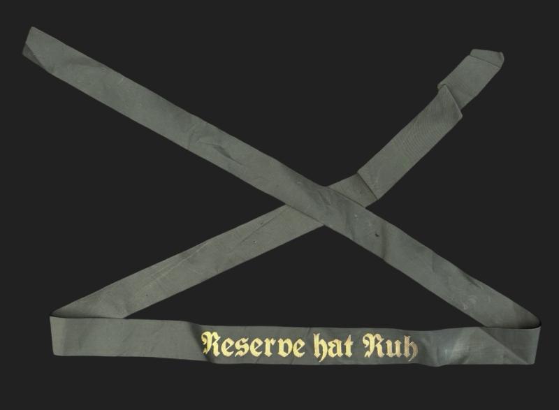 Reichsmarine Cap Tally Reserve Hat Ruh