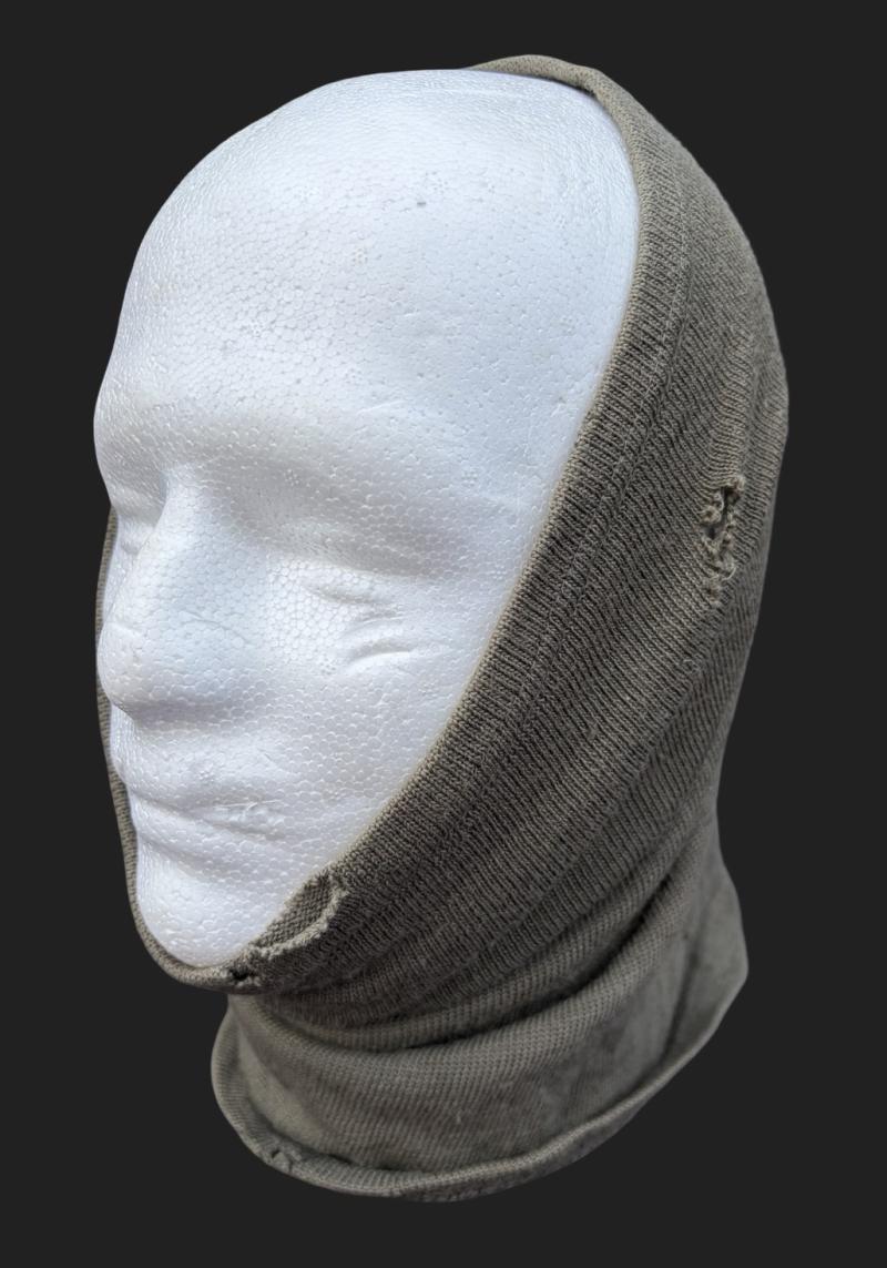 German Army/ Waffen SS Feldgrau Toque or Kopfschützer Dated 1944