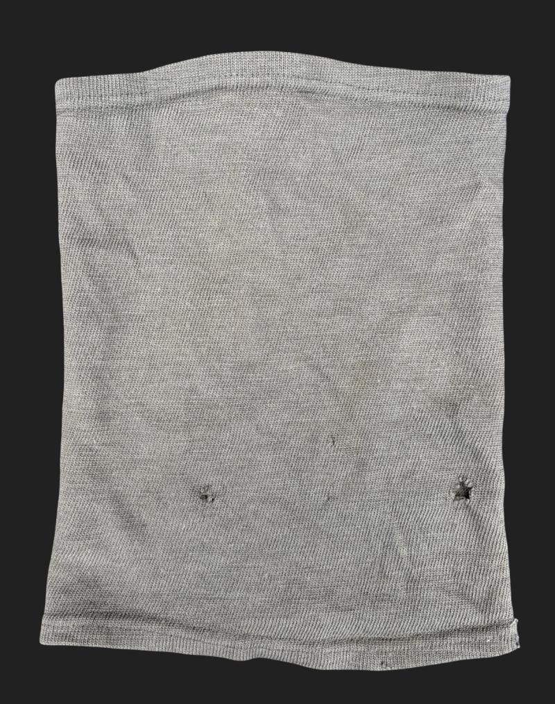 German Army/ Waffen SS Feldgrau Toque or Kopfschützer Dated 1944