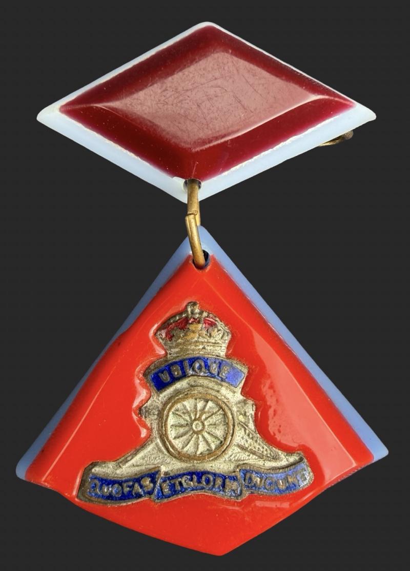 WW2 Royal Artillery Sweet Heart Pin