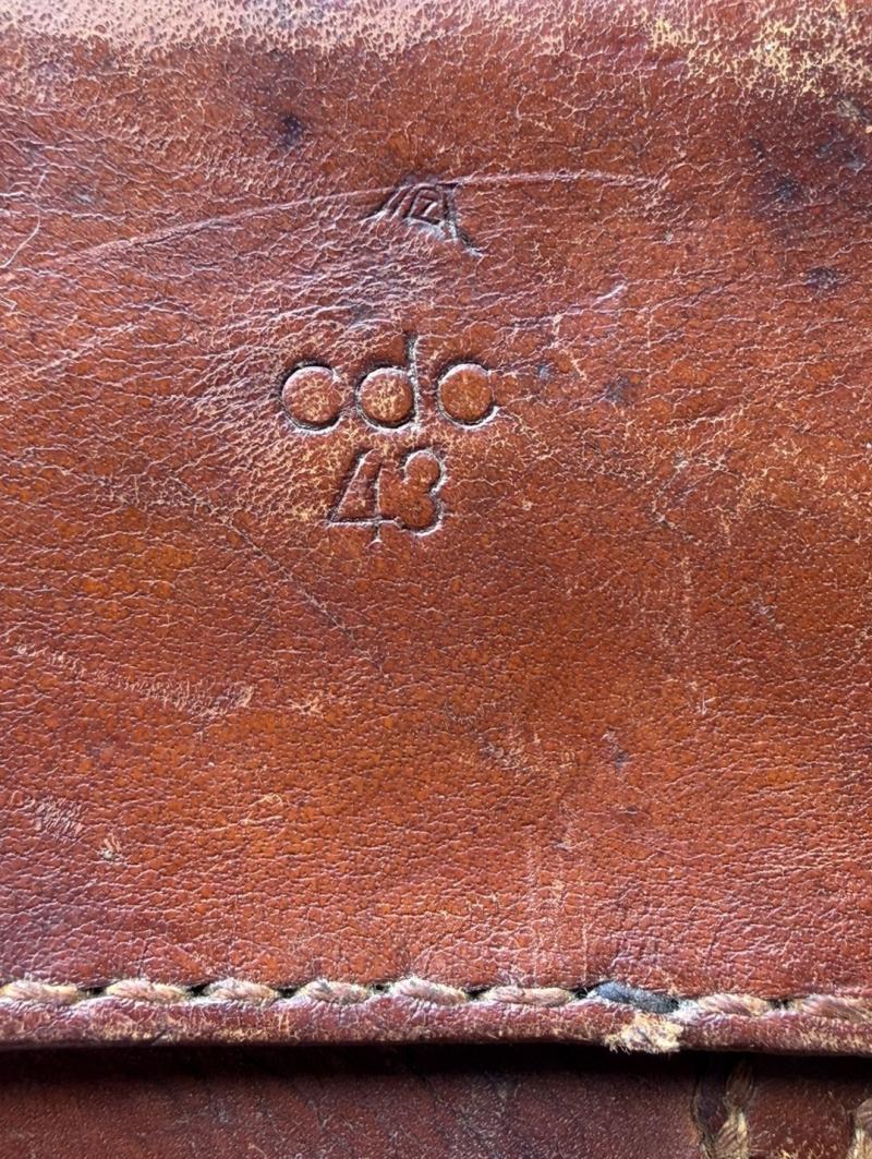 Luftwaffe 7,65 Femaru Leather Pistol Holster Marked cdc43