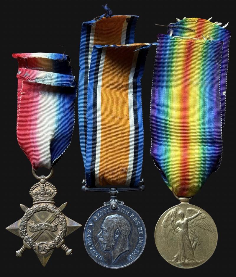 WW1 KIA Trio 14821 PTE.A.KING. WORC.R. Battle of the Somme