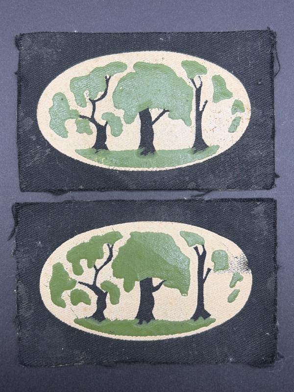 British Army XII Corps Painted Formation Patches