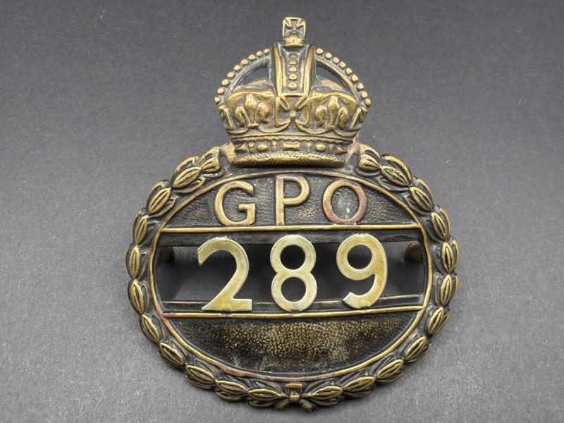 GPO General Post Office WW2 Period Cap Badge