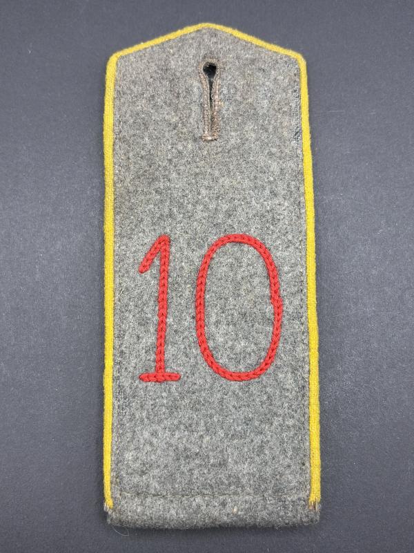 WW1 Imperial German 10th Saxon Infantry Regiment Shoulder Board