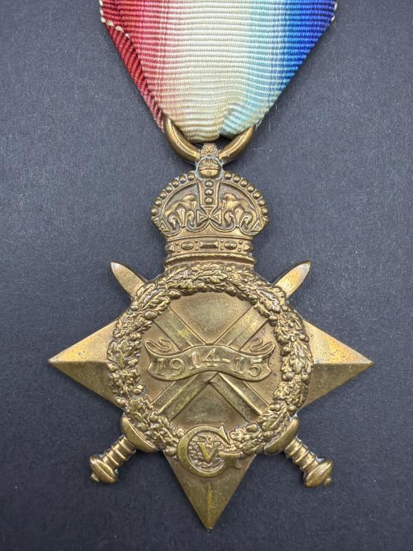 WW1 1914-15 Star 17526 PTE.J.GROOME.BEDF.R. Killed In Action 15th July 1916 Flanders