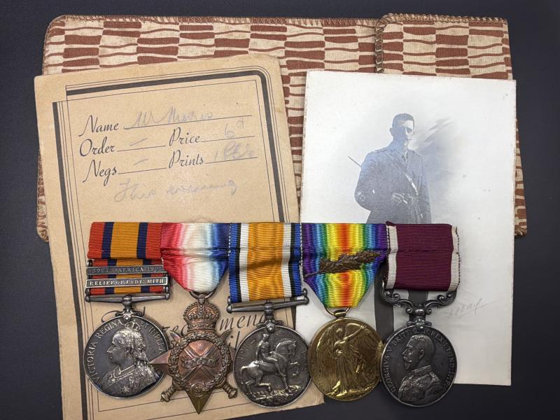South Africa QSM Trio With MID And LS&GC Medal Grouping 12033.S.MJR.S.C.MORRIS R.A.M.C.