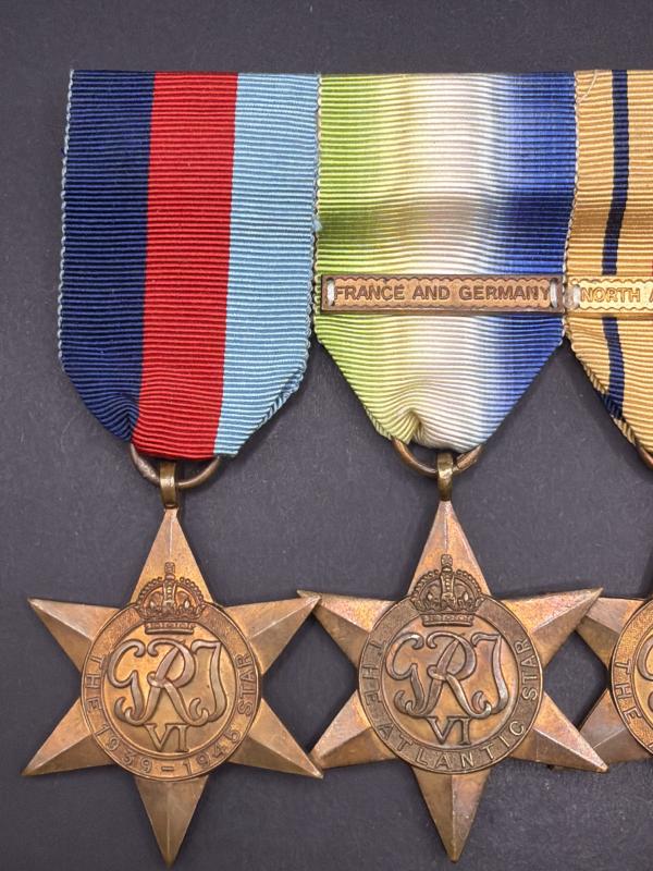 WW2 Medal Group & Naval GSM Palestine 1945-48 Privately Named P/SKX.1126.D.N.WALKER.L.S.M. R.N.