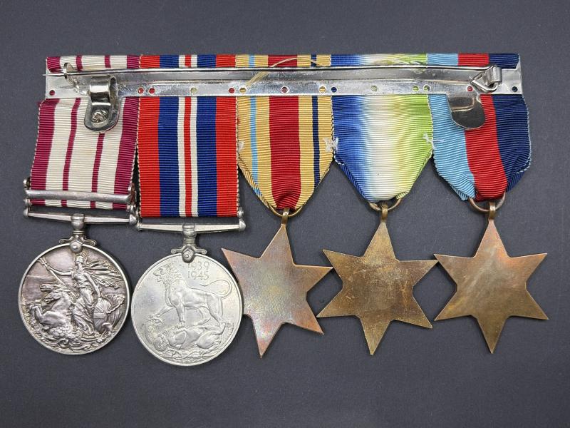 WW2 Medal Group & Naval GSM Palestine 1945-48 Privately Named P/SKX.1126.D.N.WALKER.L.S.M. R.N.