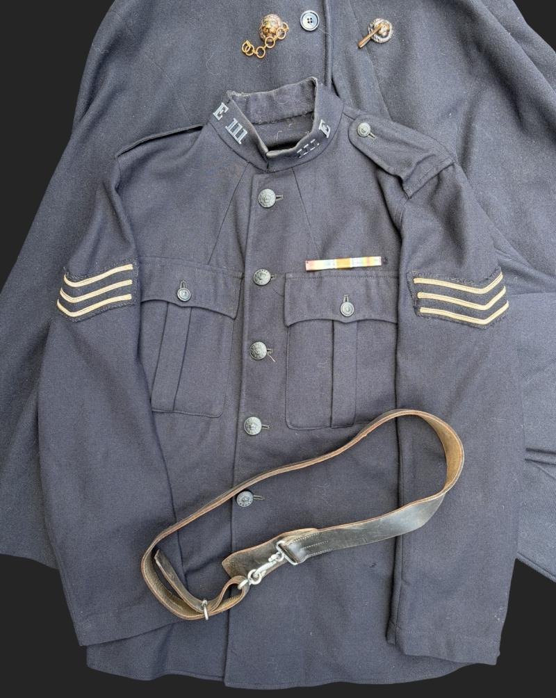 1940s British Police Officers Service Jacket, Trousers, Belt & Cape