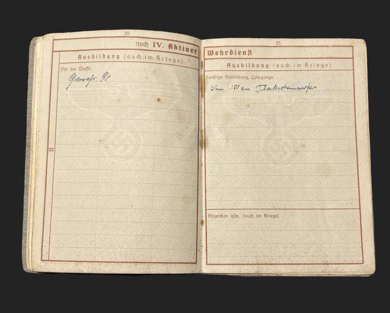 German Army Wehrpass Obergefreiter Rudolf Jaǔtzke Czech National Demjansk & Norway