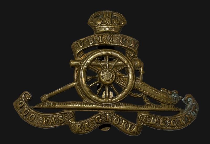 WW1 Royal Artillery Cap Badge