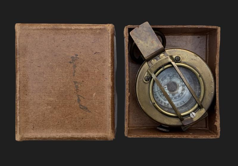 MKIII 1943 Dated Brass British Army Marching Compass