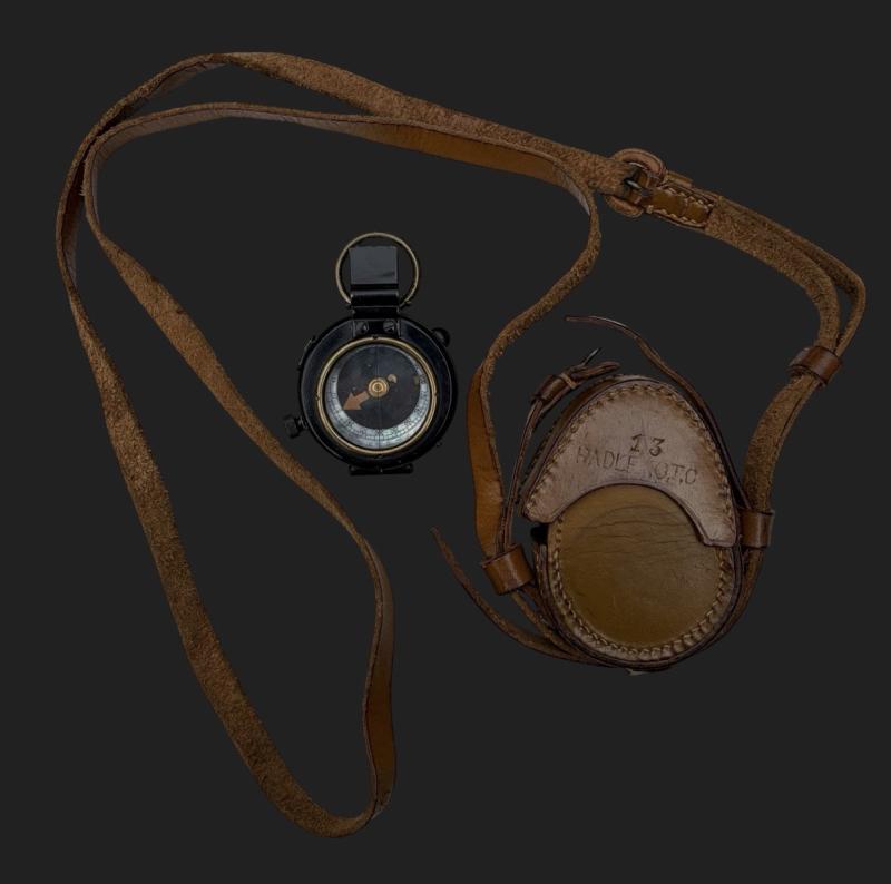 British Army MKIX 1939 Compass & Pouch Radley O.T.C.