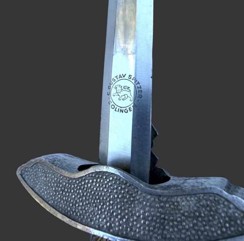 German Luftwaffe Officers/ NCOs 2nd Pattern Dagger Gustav Spitzer Solingen