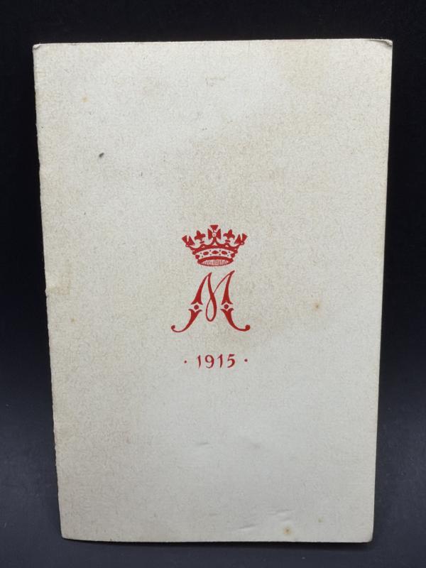 Christmas 1915 Princess Mary Gift Tin Card