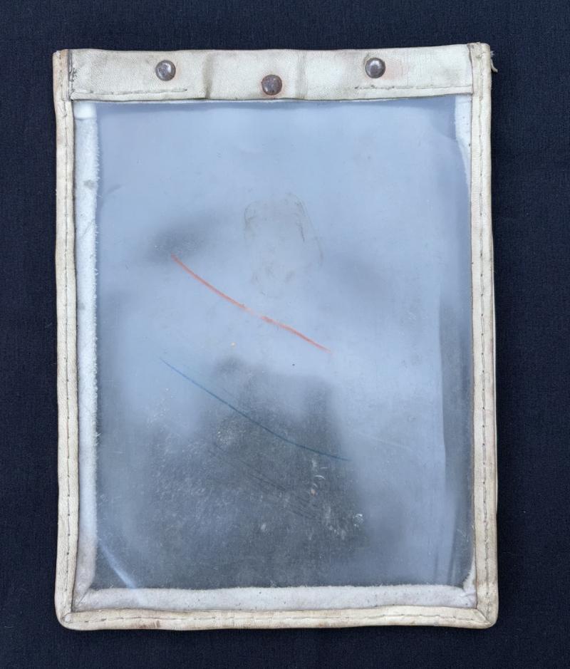 German Map Case Insert- Map Protector Sleeve J.H.Kofler 1942 Dated