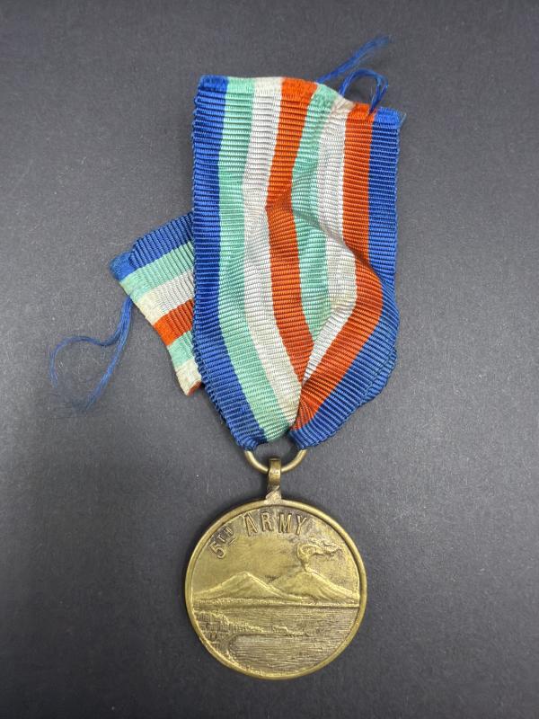 5th Army Medal 1943 Entrance of Allied Forces into Naples