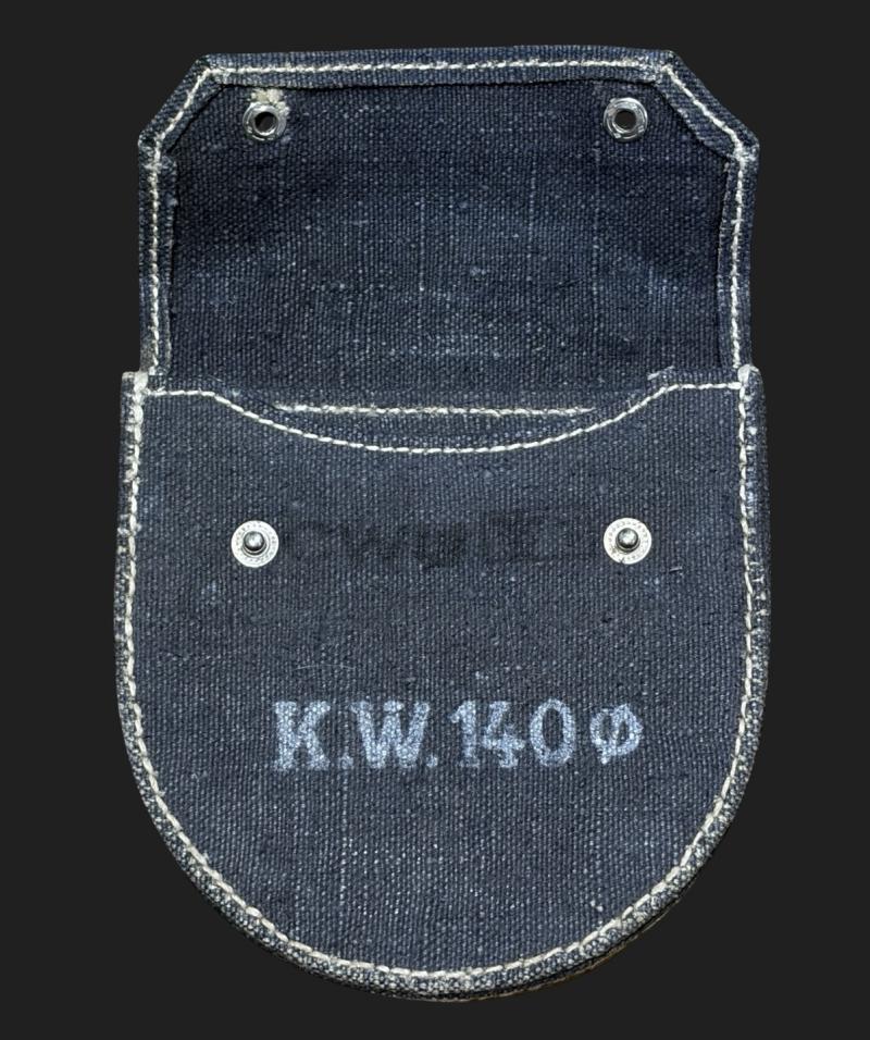 German Army K.W.140 Map Reading Protractor & Case CWU